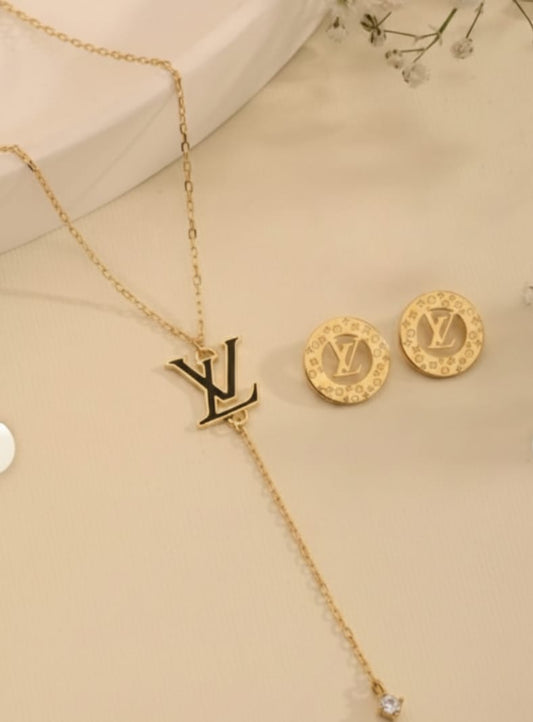 Louis Vuitton(LV) Pendant & Earing Set